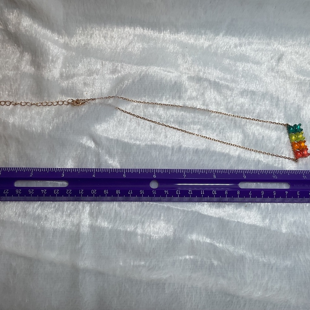 Betsey Johnson Gummy Bear Earrings & Necklace - Picture 8 of 9